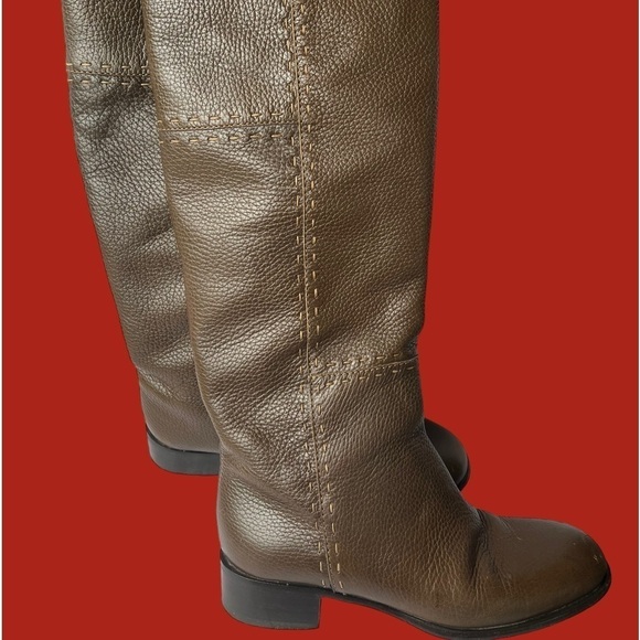 Fendi Shoes - Tall Brown Fendi Boots Sz 37